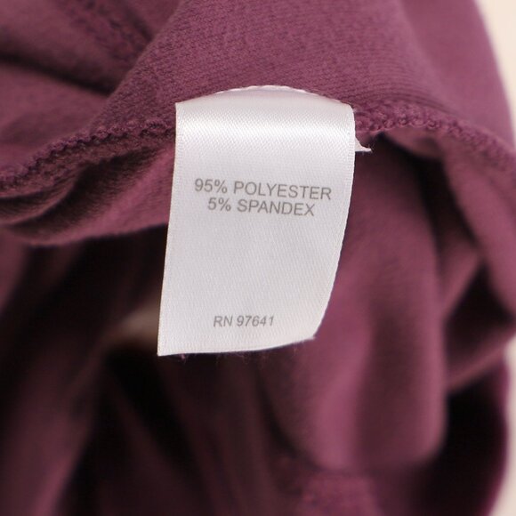 J.JILL PureJill Plush Velour Tunic Dress Long Sleeve Plum Purple Size XL - Picture 8 of 8